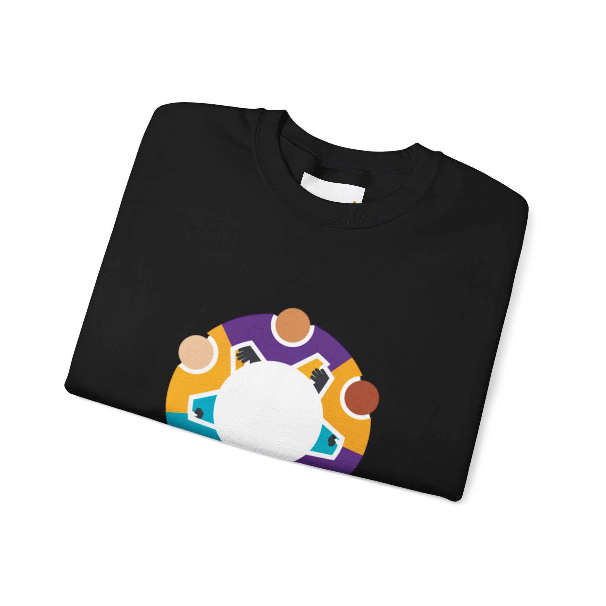 Solidarity Icon 'Together' Crewneck Sweatshirt | Equality Icon, Minimal Feminist Design