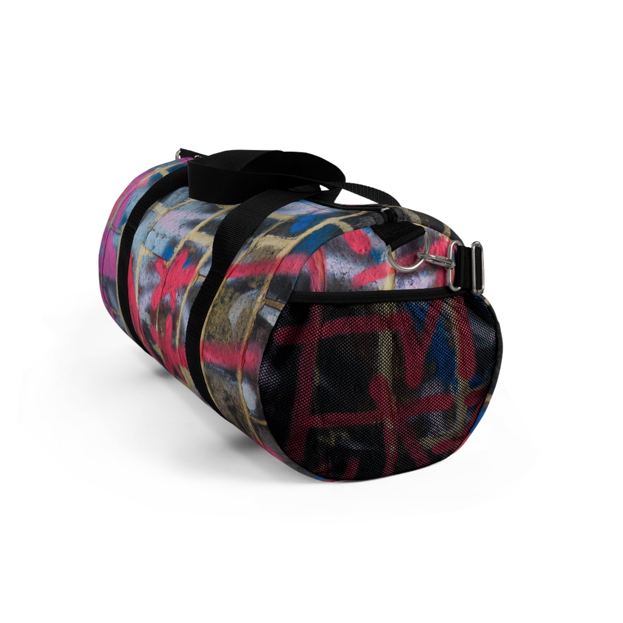 Vibrant Graffiti Print Duffel Bag for Gym, Travel, Weekend Getaways, Unique Gift for Him/Her, Trendy Sports Bag