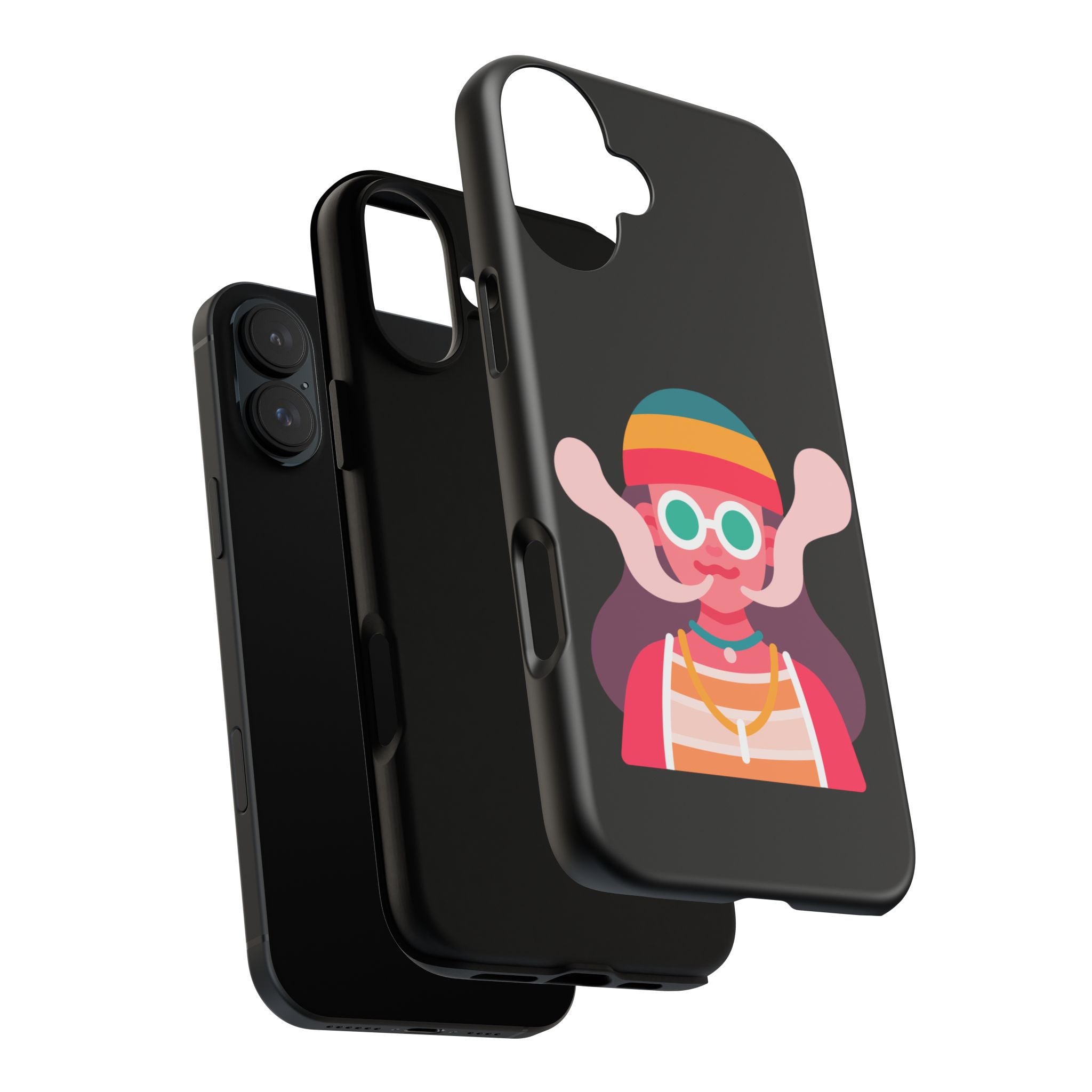 Black with Lil Stoner Tough Cases for iPhones
