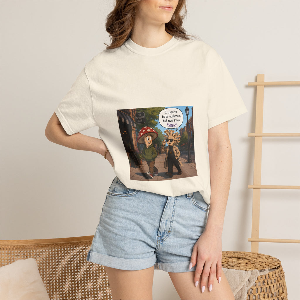 Mushroom to Funguy Graphic T-Shirt Mushroom - friends at the mycelium café Set 1