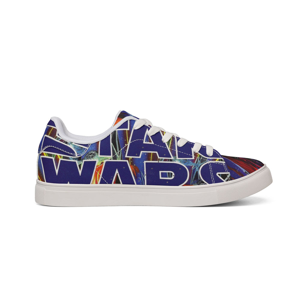 Low-Top Sneakers — Bold Blue 'STAR WARS 1 Comic Leather Sneakers for Men