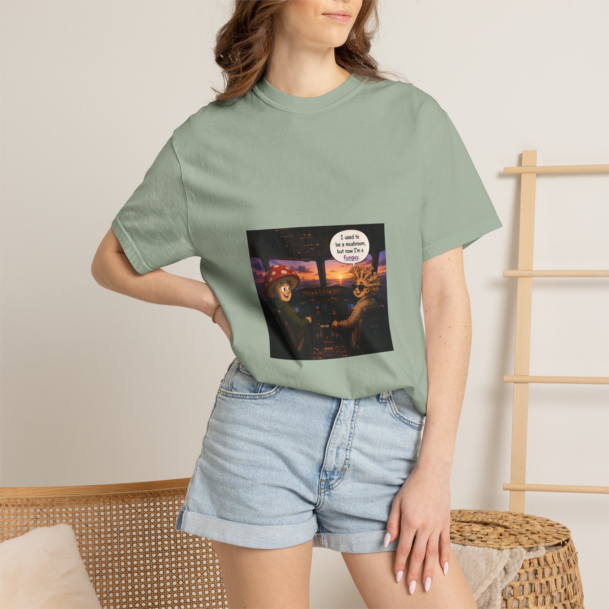 Mushroom to Funguy Graphic T-Shirt Mushroom