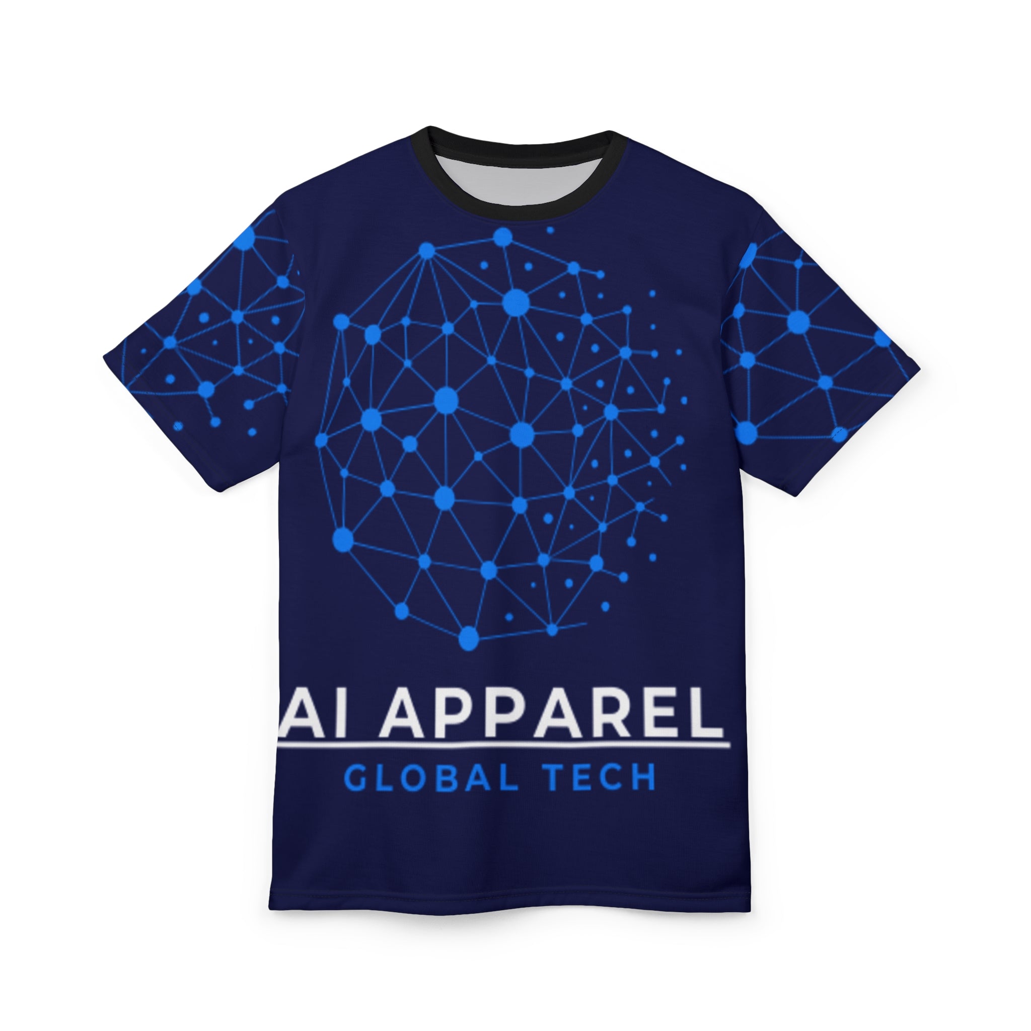 Cyberpunk Unisex Cut & Sew Tee | Futuristic Graphic T-Shirt | Tech Lover Gift | AOP Tee for Festivals, Casual Wear