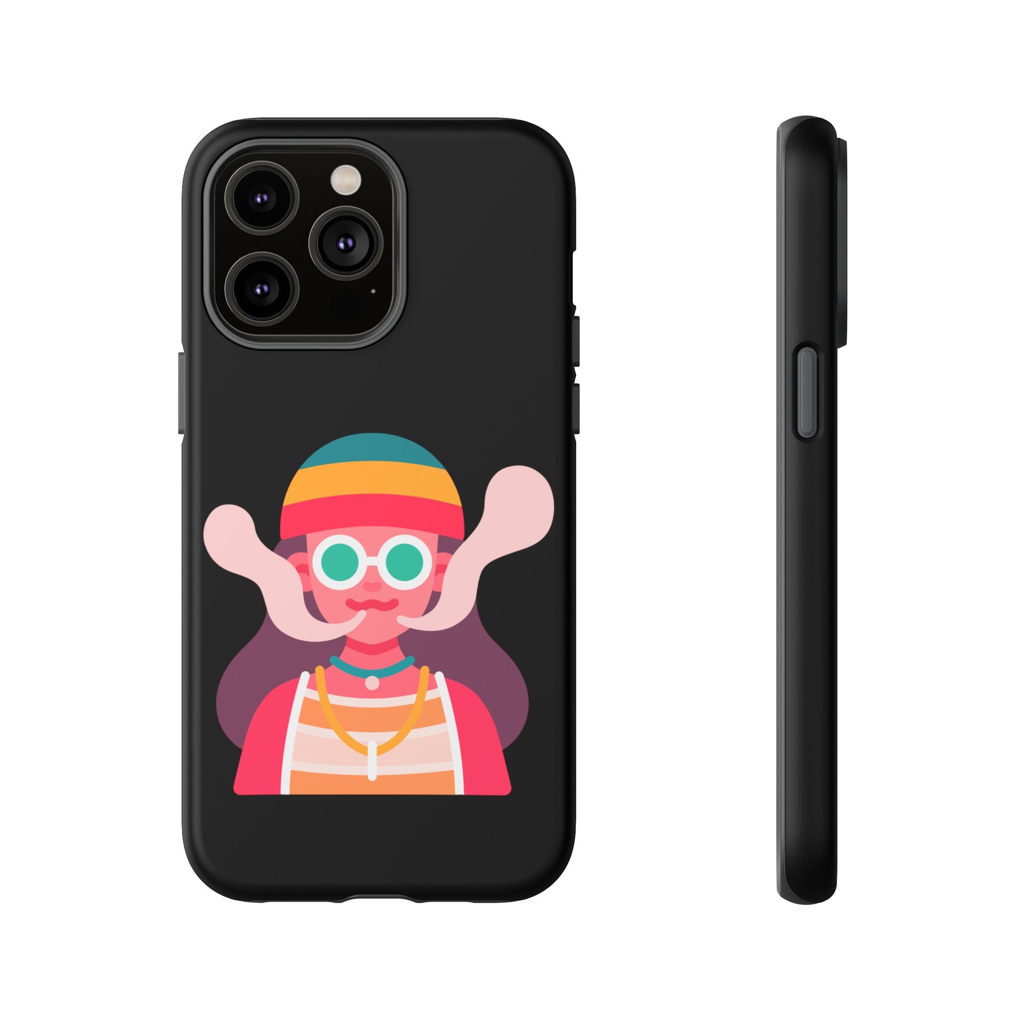 Black with Lil Stoner Tough Cases for iPhones