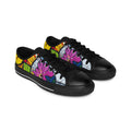 Vibrant Women's Sneakers with Colorful Graffiti Design 3