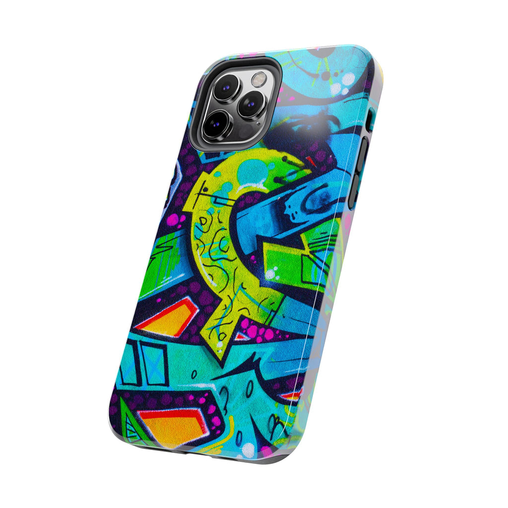 Vibrant Urban Tough Phone Case - Graffiti Design 1 for iPhones