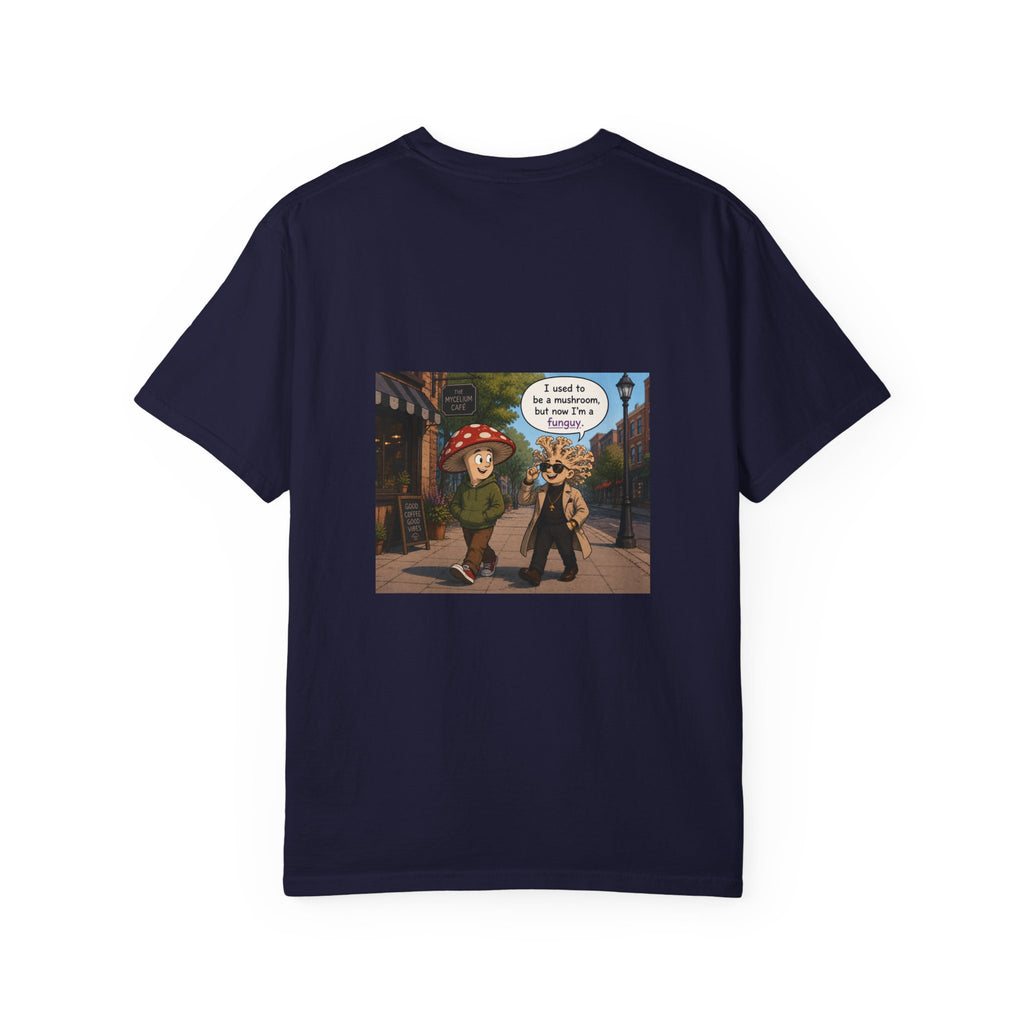 Mushroom to Funguy Graphic T-Shirt Mushroom - friends at the mycelium café Set 1