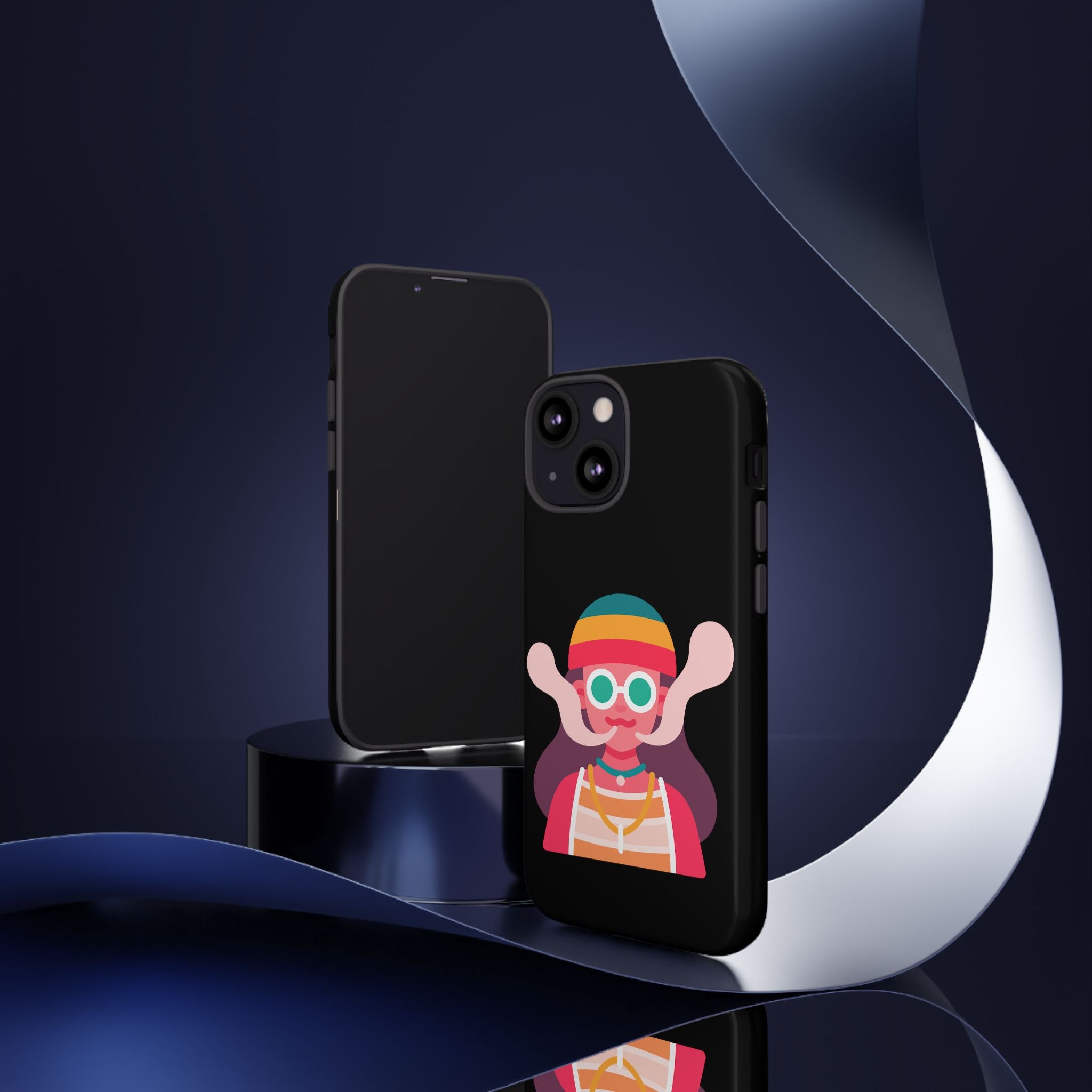 Black with Lil Stoner Tough Cases for iPhones